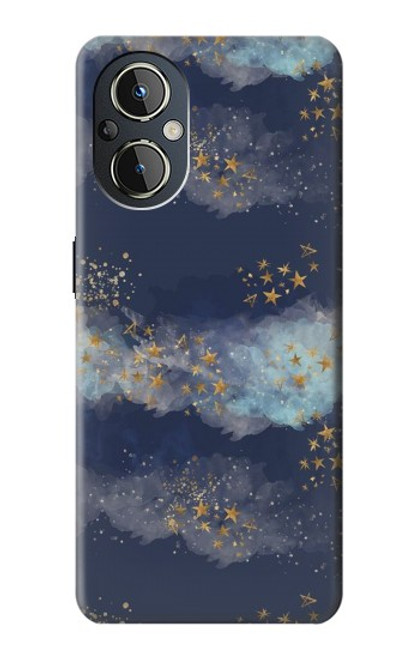 W3364 Gold Star Sky Hard Case and Leather Flip Case For OnePlus Nord N20 5G