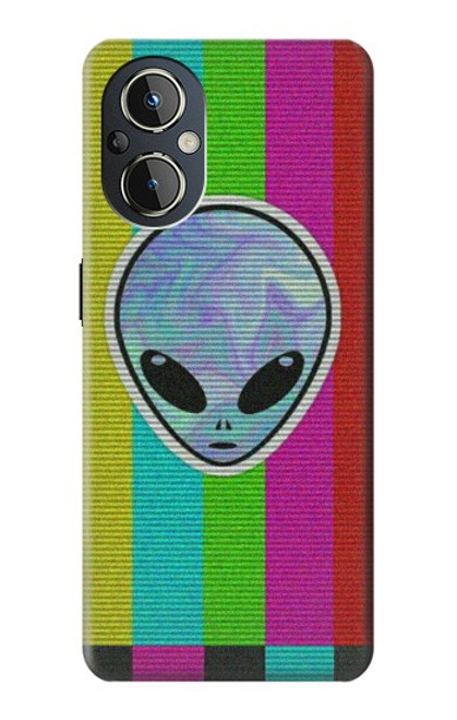 W3437 Alien No Signal Hard Case and Leather Flip Case For OnePlus Nord N20 5G