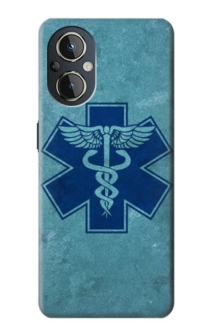 W3824 Caduceus Medical Symbol Hard Case and Leather Flip Case For OnePlus Nord N20 5G