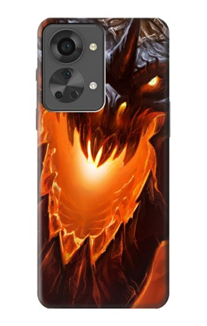 W0414 Fire Dragon Hard Case and Leather Flip Case For OnePlus Nord 2T