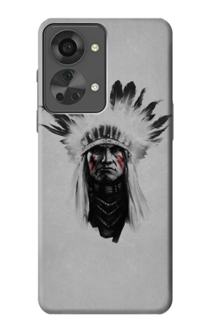 W0451 Indian Chief Hard Case and Leather Flip Case For OnePlus Nord 2T