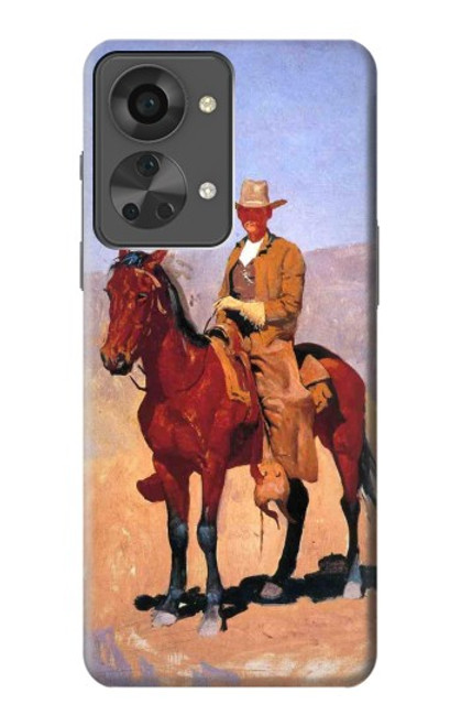 W0772 Cowboy Western Hard Case and Leather Flip Case For OnePlus Nord 2T