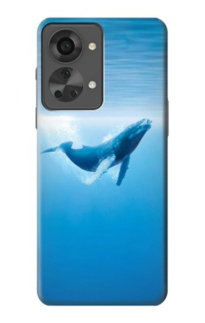 W0843 Blue Whale Hard Case and Leather Flip Case For OnePlus Nord 2T