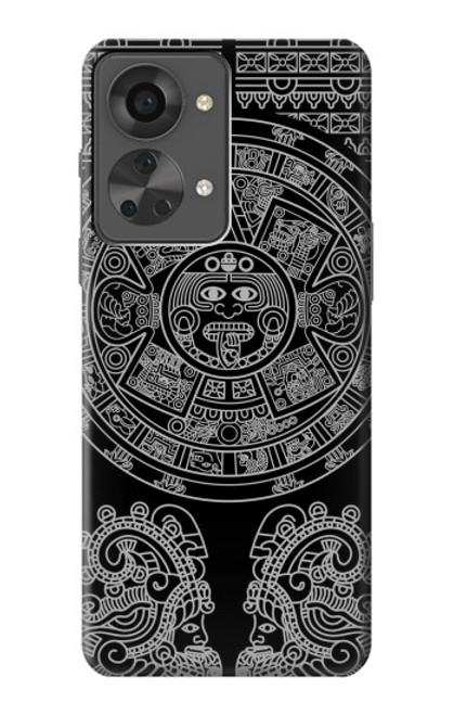 W1838 Mayan Pattern Hard Case and Leather Flip Case For OnePlus Nord 2T