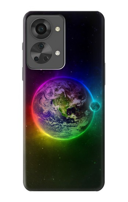 W2570 Colorful Planet Hard Case and Leather Flip Case For OnePlus Nord 2T