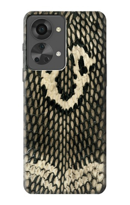 W2711 King Cobra Snake Skin Graphic Printed Hard Case and Leather Flip Case For OnePlus Nord 2T