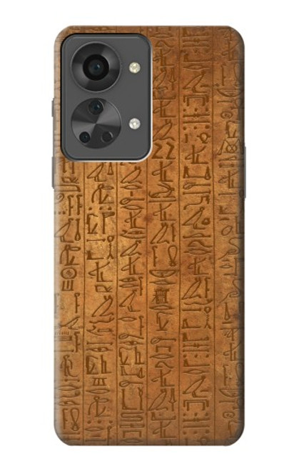 W2805 Egyptian Hierogylphics Papyrus of Ani Hard Case and Leather Flip Case For OnePlus Nord 2T