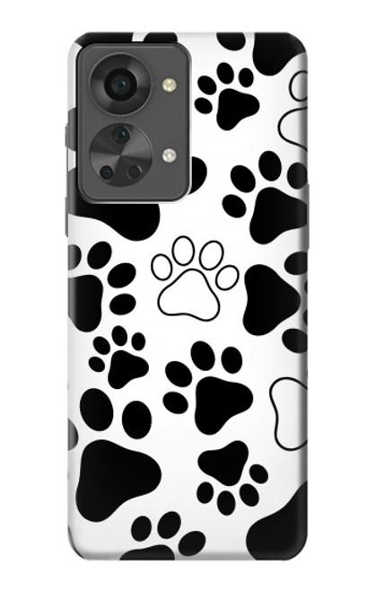 W2904 Dog Paw Prints Hard Case and Leather Flip Case For OnePlus Nord 2T