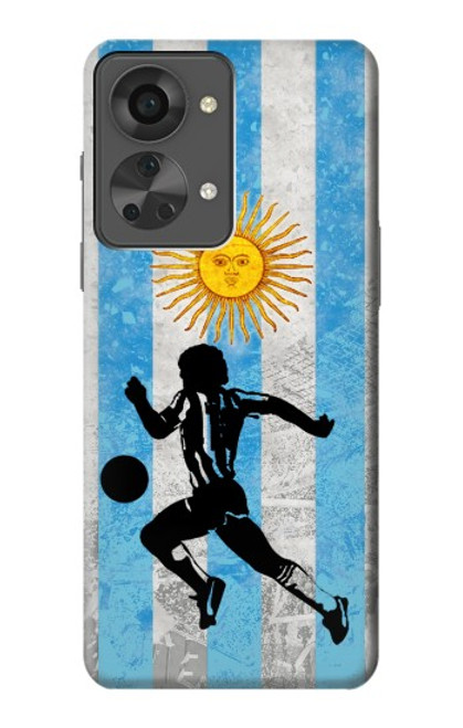 W2977 Argentina Football Soccer Hard Case and Leather Flip Case For OnePlus Nord 2T