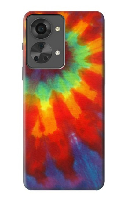 W2985 Colorful Tie Dye Texture Hard Case and Leather Flip Case For OnePlus Nord 2T