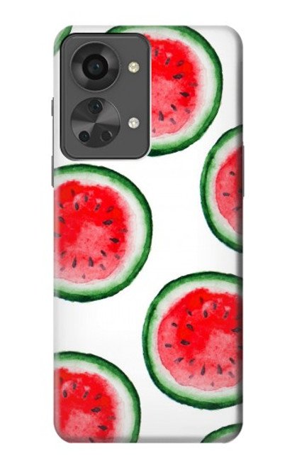 W3236 Watermelon Pattern Hard Case and Leather Flip Case For OnePlus Nord 2T