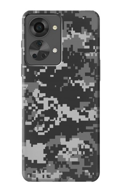 W3293 Urban Black Camo Camouflage Hard Case and Leather Flip Case For OnePlus Nord 2T