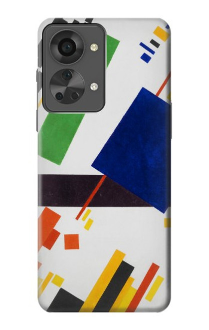 W3343 Kazimir Malevich Suprematist Composition Hard Case and Leather Flip Case For OnePlus Nord 2T