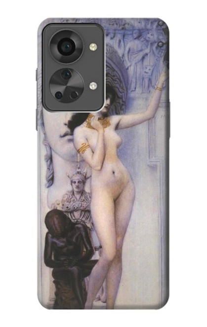 W3353 Gustav Klimt Allegory of Sculpture Hard Case and Leather Flip Case For OnePlus Nord 2T