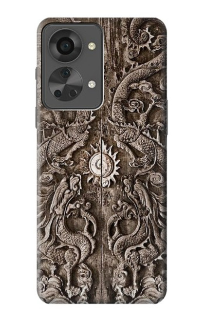 W3395 Dragon Door Hard Case and Leather Flip Case For OnePlus Nord 2T