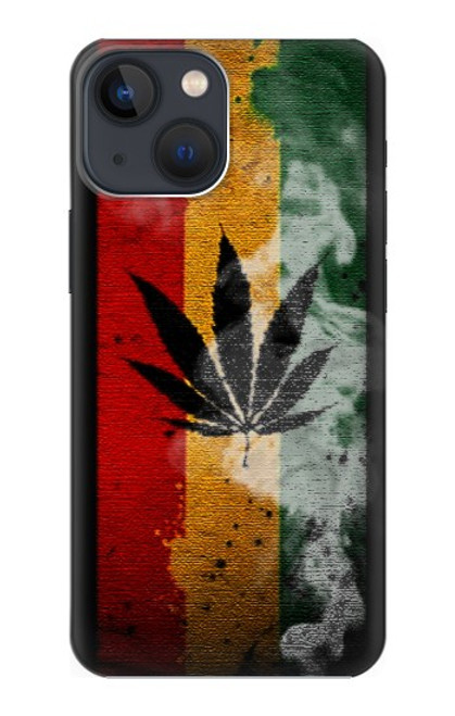 W3890 Reggae Rasta Flag Smoke Hard Case and Leather Flip Case For iPhone 13