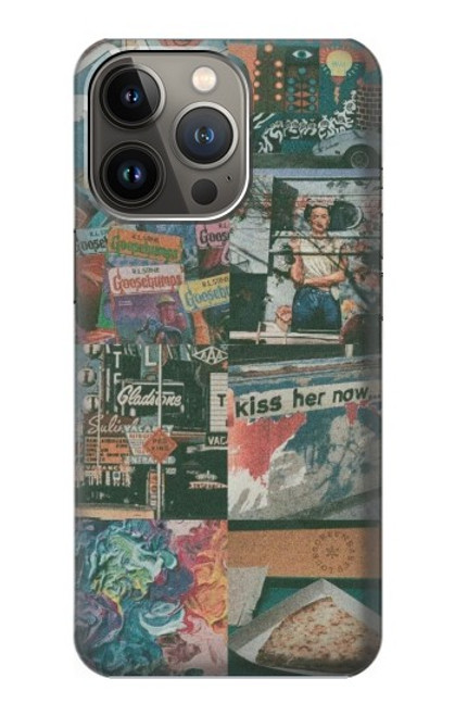 W3909 Vintage Poster Hard Case and Leather Flip Case For iPhone 13 Pro