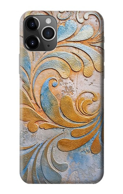 W3875 Canvas Vintage Rugs Hard Case and Leather Flip Case For iPhone 11 Pro Max