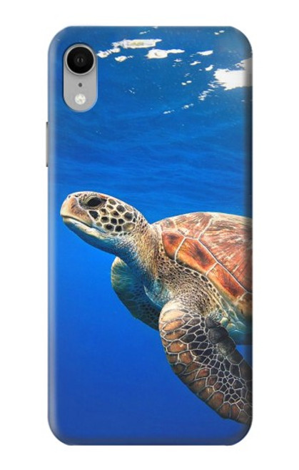 W3898 Sea Turtle Hard Case and Leather Flip Case For iPhone XR