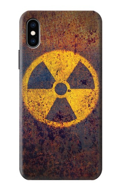 W3892 Nuclear Hazard Hard Case and Leather Flip Case For iPhone X, iPhone XS