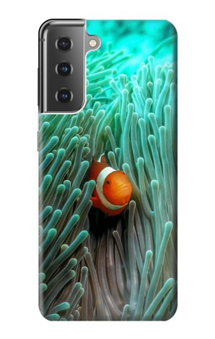 W3893 Ocellaris clownfish Hard Case and Leather Flip Case For Samsung Galaxy S21 Plus 5G, Galaxy S21+ 5G