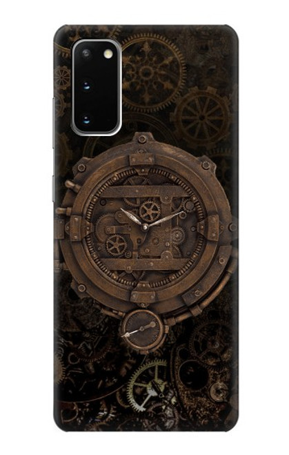 W3902 Steampunk Clock Gear Hard Case and Leather Flip Case For Samsung Galaxy S20