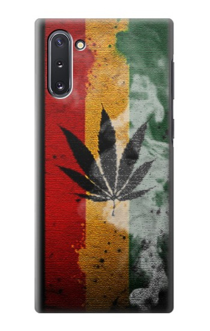 W3890 Reggae Rasta Flag Smoke Hard Case and Leather Flip Case For Samsung Galaxy Note 10