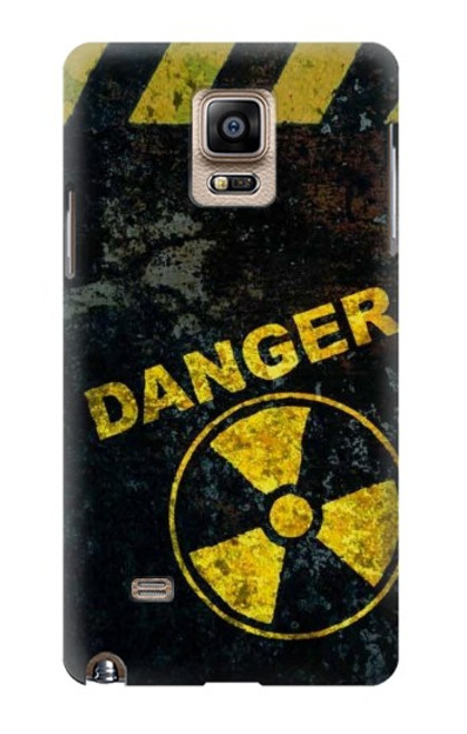 W3891 Nuclear Hazard Danger Hard Case and Leather Flip Case For Samsung Galaxy Note 4