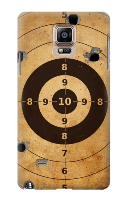 W3894 Paper Gun Shooting Target Hard Case and Leather Flip Case For Samsung Galaxy Note 4