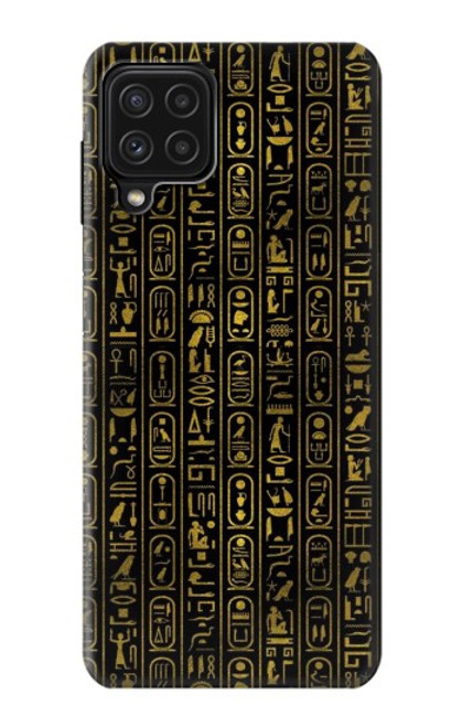 W3869 Ancient Egyptian Hieroglyphic Hard Case and Leather Flip Case For Samsung Galaxy A22 4G