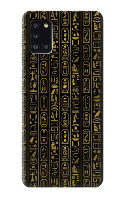 W3869 Ancient Egyptian Hieroglyphic Hard Case and Leather Flip Case For Samsung Galaxy A31