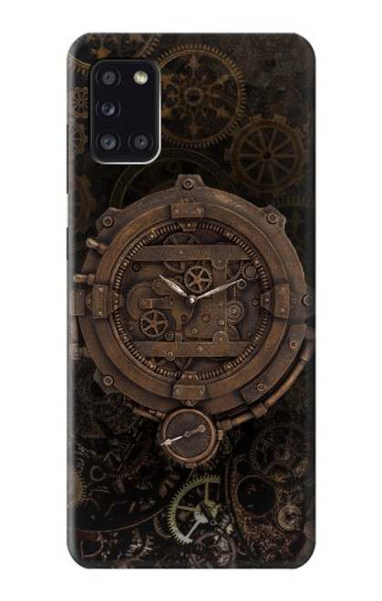 W3902 Steampunk Clock Gear Hard Case and Leather Flip Case For Samsung Galaxy A31