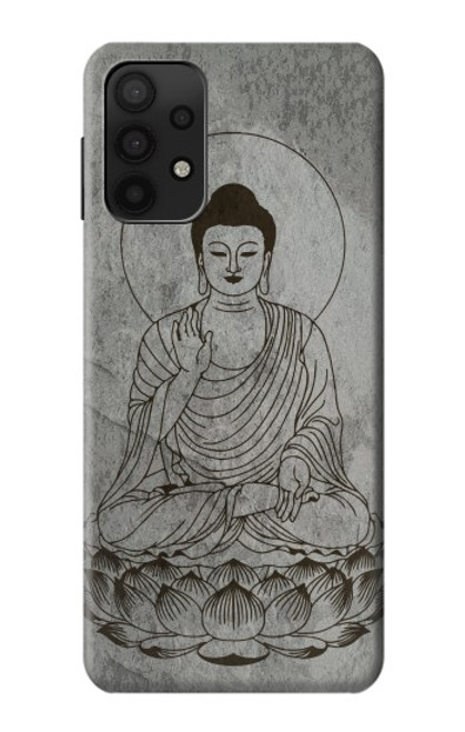 W3873 Buddha Line Art Hard Case and Leather Flip Case For Samsung Galaxy A32 5G