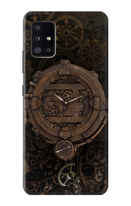 W3902 Steampunk Clock Gear Hard Case and Leather Flip Case For Samsung Galaxy A41