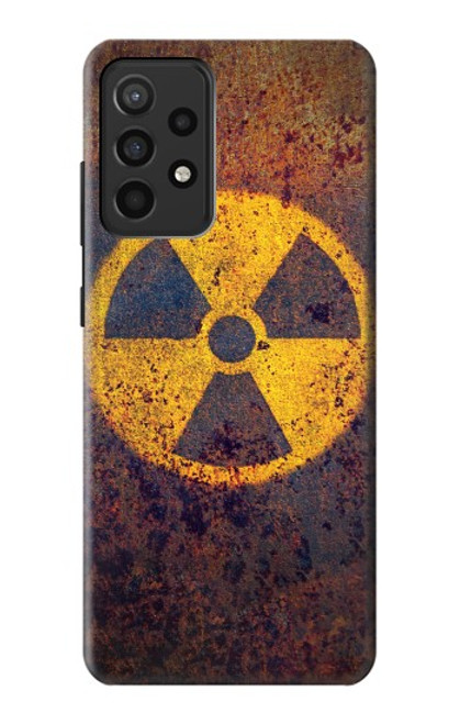 W3892 Nuclear Hazard Hard Case and Leather Flip Case For Samsung Galaxy A52, Galaxy A52 5G
