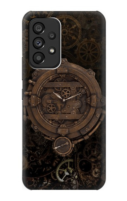 W3902 Steampunk Clock Gear Hard Case and Leather Flip Case For Samsung Galaxy A53 5G