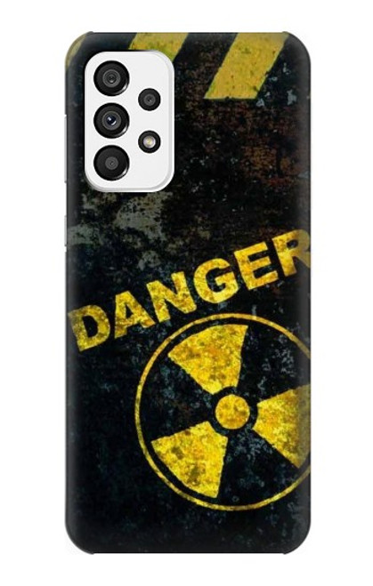 W3891 Nuclear Hazard Danger Hard Case and Leather Flip Case For Samsung Galaxy A73 5G