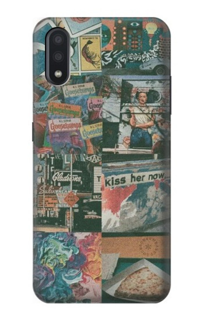 W3909 Vintage Poster Hard Case and Leather Flip Case For Samsung Galaxy A01