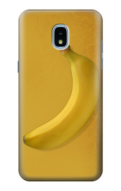 W3872 Banana Hard Case and Leather Flip Case For Samsung Galaxy J3 (2018), J3 Star, J3 V 3rd Gen, J3 Orbit, J3 Achieve, Express Prime 3, Amp Prime 3