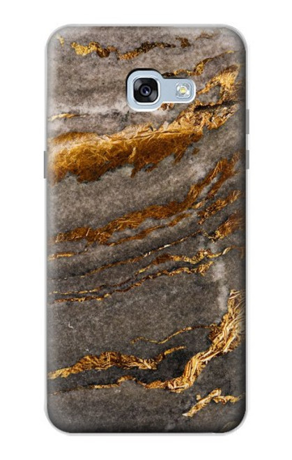 W3886 Gray Marble Rock Hard Case and Leather Flip Case For Samsung Galaxy A5 (2017)