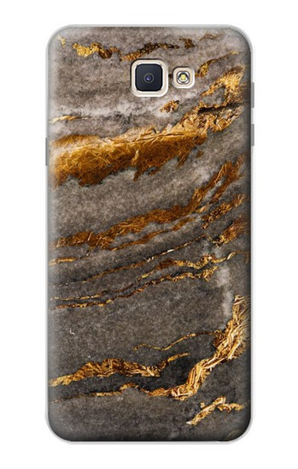 W3886 Gray Marble Rock Hard Case and Leather Flip Case For Samsung Galaxy J7 Prime (SM-G610F)