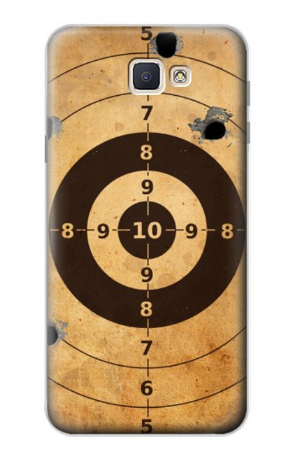 W3894 Paper Gun Shooting Target Hard Case and Leather Flip Case For Samsung Galaxy J7 Prime (SM-G610F)