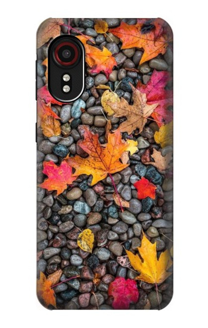 W3889 Maple Leaf Hard Case and Leather Flip Case For Samsung Galaxy Xcover 5