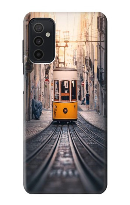 W3867 Trams in Lisbon Hard Case and Leather Flip Case For Samsung Galaxy M52 5G