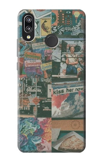 W3909 Vintage Poster Hard Case and Leather Flip Case For Huawei P20 Lite