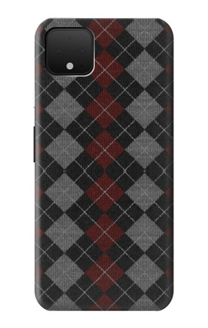 W3907 Sweater Texture Hard Case and Leather Flip Case For Google Pixel 4