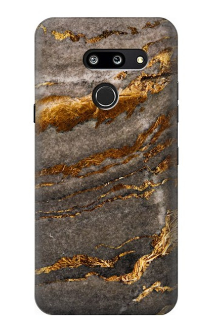 W3886 Gray Marble Rock Hard Case and Leather Flip Case For LG G8 ThinQ