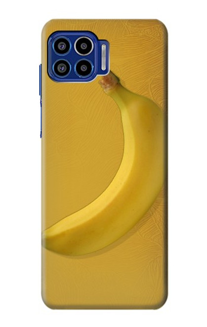 W3872 Banana Hard Case and Leather Flip Case For Motorola One 5G