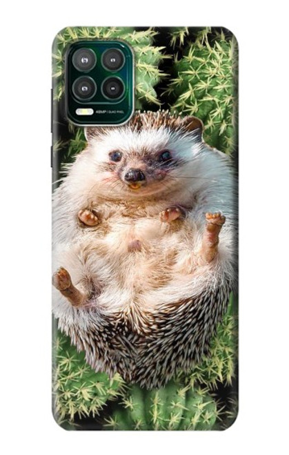 W3863 Pygmy Hedgehog Dwarf Hedgehog Paint Hard Case and Leather Flip Case For Motorola Moto G Stylus 5G