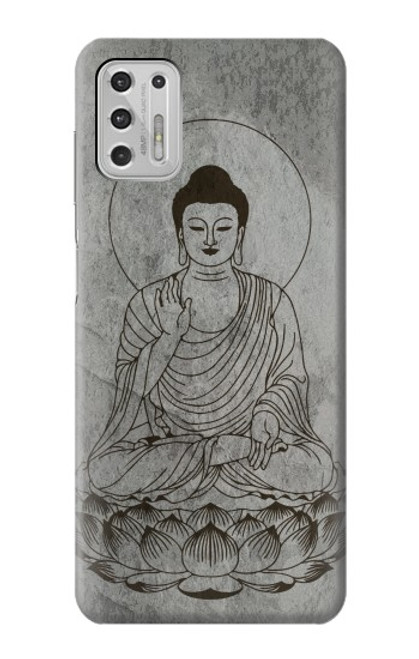 W3873 Buddha Line Art Hard Case and Leather Flip Case For Motorola Moto G Stylus (2021)